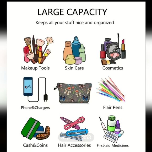 Sublime Makeup Bag NWT - Picture 4 of 5